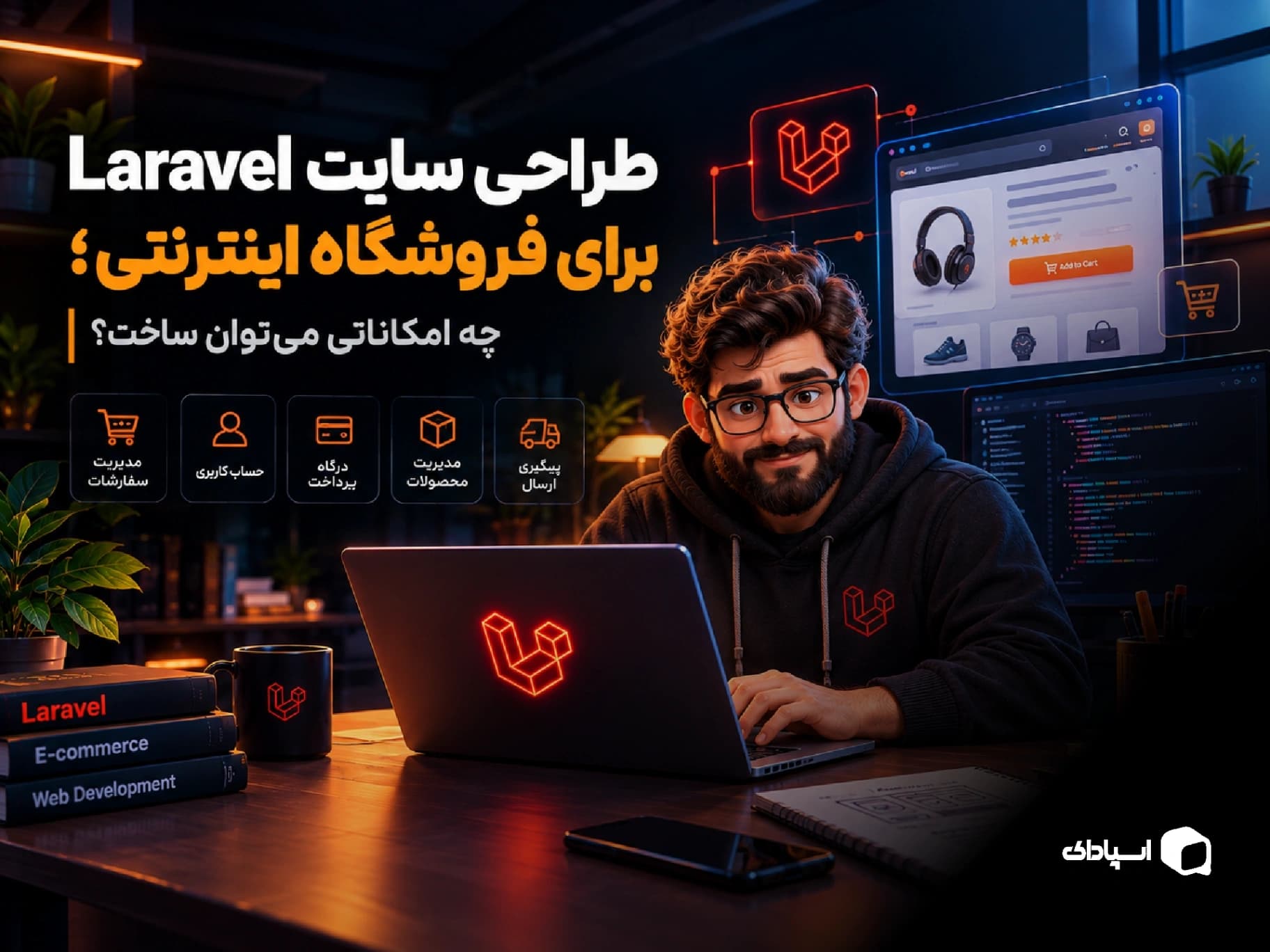طراحی سایت Laravel برای فروشگاه اینترنتی؛ چه امکاناتی می‌توان ساخت؟